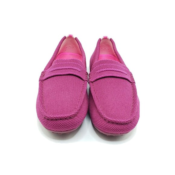 Rothys The Driver Knit Loafers Womens Fuschia Pink Recycled Shoes Size US 6 - Picture 3 of 13
